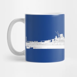 Yamato Battleship of the Imperial Japanese Navy - ABpng Mug